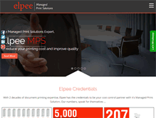 Tablet Screenshot of elpeemps.com